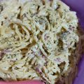 Cooksnap dari Dian Qonitatun untuk resep Fusilli Carbonara (Pasta/Spaghetti)