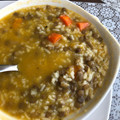 El cooksnap de Javier Loyola Díaz cuando hizo Guiso de Lentejas con arroz.