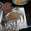 El cooksnap de Solitary Wolf cuando hizo Cinta de lomo empanada con parmesano.