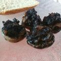 El cooksnap de Xulynutri cuando hizo Hongos negros o Hongos portobello rellenos con morcilla 😀.