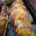 El cooksnap de Maria Beatriz Ferron Balda cuando hizo Rosca de Pascua trenzada de crema pastelera y membrillo🤩🤩😋.