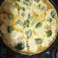 El cooksnap de Sil Fernandez cuando hizo Tarta de espárrago y brócoli.