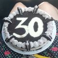 El cooksnap de Aeris Arz cuando hizo Tarta de Oreo.