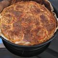 El cooksnap de Fina Gil Pagan cuando hizo Quiche lorraine.