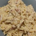 El cooksnap de Andrea GM cuando hizo Spaghettis a la carbonara.