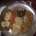 El cooksnap de Diego cuando hizo Pollo crocante caribeño.