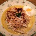 Cooksnap dari Kurnia Suryani untuk resep Bubur ayam rumahan dgn kuah kuning susu