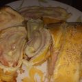 El cooksnap de Andrea Escalante cuando hizo Pan relleno.