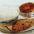 Veena Chopra का कुकस्नैप जब उन्होंने छोले चावल (chole chawal recipe in Hindi) बनाया था।