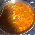 El cooksnap de Rom Rox cuando hizo Caldo de camarón.
