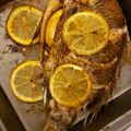 isuru's cooksnap of when they made Baked fish whole / Tilapia.