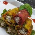 Sangeeta Daga का कुकस्नैप जब उन्होंने आटे से बने पनीर वेजिटेबल रोल (Aate se bani paneer vegetable roll recipe in Hindi) बनाया था।