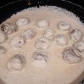 El cooksnap de Pilar cuando hizo Albóndigas con salsa de almendras.