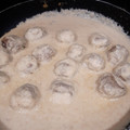 El cooksnap de Pilar cuando hizo Albóndigas con salsa de almendras.