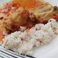 El cooksnap de Sergio Mtz V cuando hizo Mixiotes de pollo.
