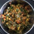 Dipti Tank's cooksnap of when they made લીલી ડુંગળી ટામેટા નુ શાક (Lili Dungri Tomato Shak Recipe In Gujarati).