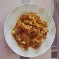 El cooksnap de Lola Kaltzada cuando hizo Puerros a la plancha con jamón.