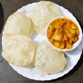 Subhasri Mondal Maity's cooksnap of when they made লুচি ঘুগনি (luchi ghugni recipe in bengali).
