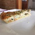 El cooksnap de Luciana Martínez Goya cuando hizo Tarta de chauchas y atún.