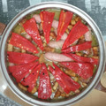 El cooksnap de Mariano Palacio Güemes cuando hizo Lomo con setas y pimiento.