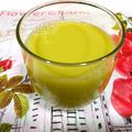 El cooksnap de Evita cuando hizo Gazpacho verde.