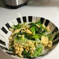 黃婉華 的 小白菜炒蛋 cooksnap
