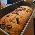 El cooksnap de Melody cuando hizo Budín de banana y chips de choco.