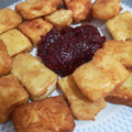 El cooksnap de UnaBrujita cuando hizo Queso frito con mermelada.