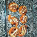 El cooksnap de Laura TR cuando hizo Calabaza asada con camembert y bacon.