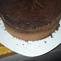 El cooksnap de Jorge Biza cuando hizo Bizcochuelo clásico de chocolate, bien esponjoso.