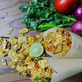 Ujjwala Gaekwad का कुकस्नैप जब उन्होंने चना जोर गरम चटपटी (Chana zor garam chatpati recipe in hindi) बनाया था।