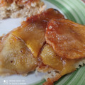 El cooksnap de Vic Ottati 🌱 cuando hizo Torta invertida de manzanas VEGANA!!.