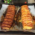 Bianka Cooksnap-ja, amikor elkészítette a(z) Baconbe tekert sajtos tejfölös csirkemell (őzgerinc formában) receptet.