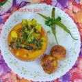 Madhu Jain का कुकस्नैप जब उन्होंने सिंधी कढ़ी (Sindhi kadhi recipe in hindi) बनाया था।