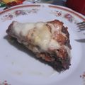 El cooksnap de Marcela cuando hizo Pan de Carne relleno a la Pizza.