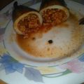 El cooksnap de lasarrau cuando hizo Tubo de calamar relleno de carne de ternera .