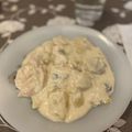 El cooksnap de Lucyner cuando hizo Solomillos de pollo con nata y setas 🍄.