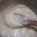 El cooksnap de Claudia La Grotta cuando hizo Crema pastelera.