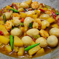 Cooksnap dari KäSih ㄌㄨㄤㄝ untuk resep Kentang Udang Puyuh Masak Kecap