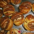 Cooksnap από thomaei στη συνταγή Muffins με ζύμη brioche με φυστικοβούτυρο και nutella