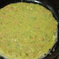 El cooksnap de Ariel cuando hizo Omelette de palta con queso.