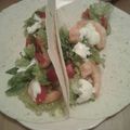 El cooksnap de Marion Vv cuando hizo Tacos de Camarón con paprika y aderezo de cilantro.