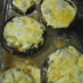 El cooksnap de Ceci Mendieta cuando hizo Champiñones Portobelo rellenos con queso de cabra.