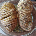El cooksnap de anabelyjc cuando hizo Patatas Hasselback suecas.