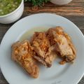 Cooksnap dari Teh Agie untuk resep Ayam Rebus tabur bawang putih (Pekcamkee)