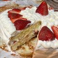 El cooksnap de giu cuando hizo Ichigo shortcake o tarta japonesa de fresas 🎂🎄.