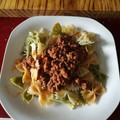 El cooksnap de Pablo Jimenez Delgado cuando hizo Pasta al nido con carne picada tipo boloñesa.