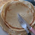 El cooksnap de Andrea Bustos Pelizza cuando hizo Panqueque de avena y manzana.