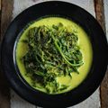 Cooksnap Nur Nadiah semasa beliau membuat Gulai Lemak Pucuk Paku.