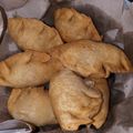 El cooksnap de Tere Ludueña cuando hizo Empanadas de cerdo agridulces con masa criolla.